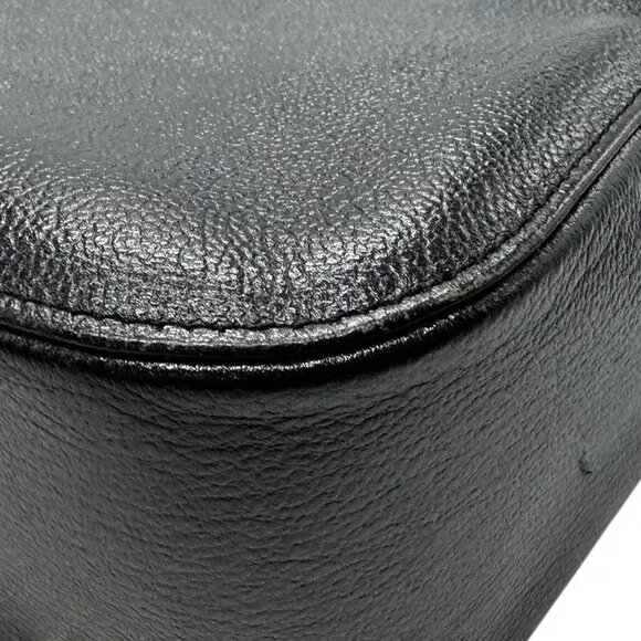 Auth GIVENCHY Handbag Black Leather/Plastic - - Picture 6 of 12